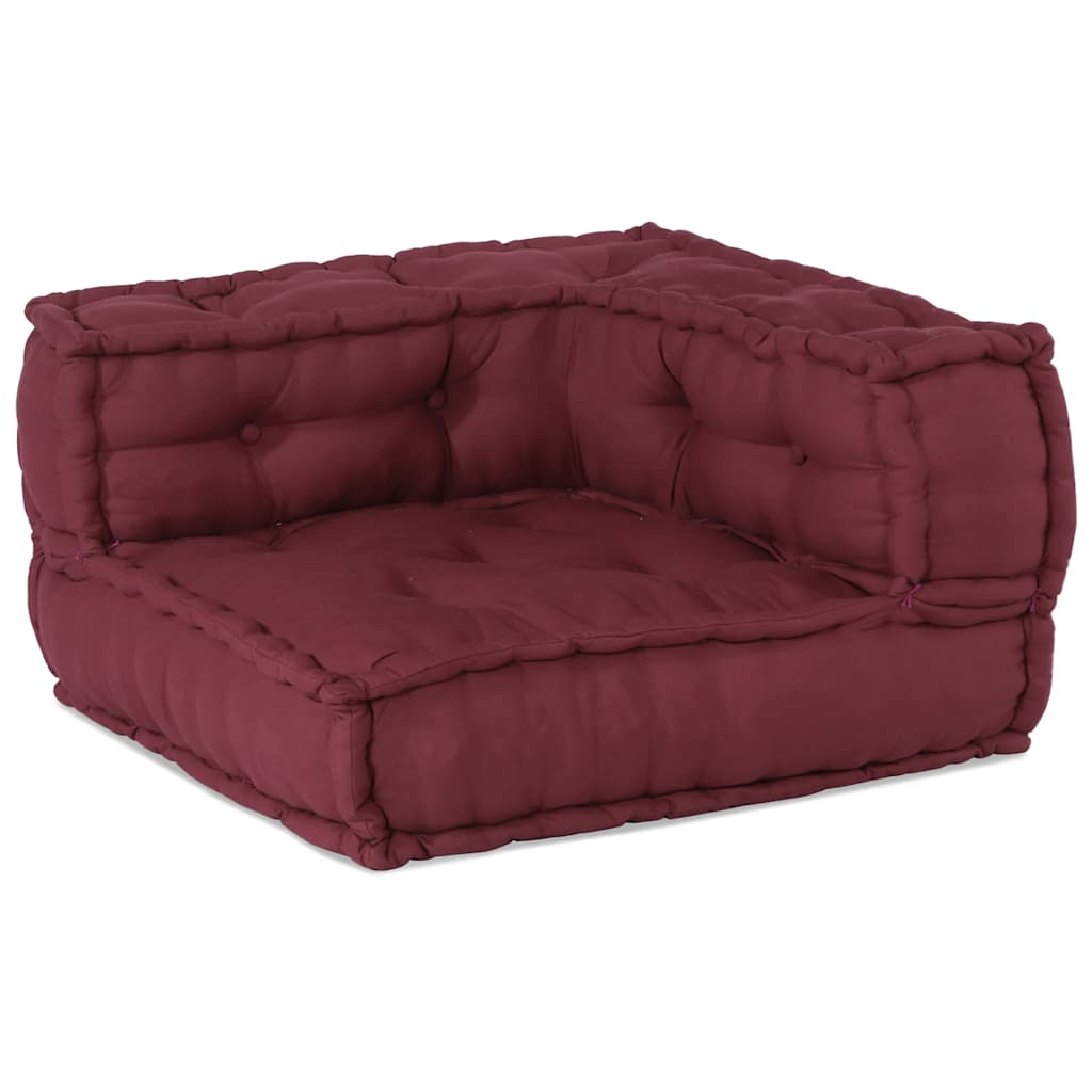 2-Sitzer-Modulsofa Kastanienbraun 140x70x36 cm Stoff