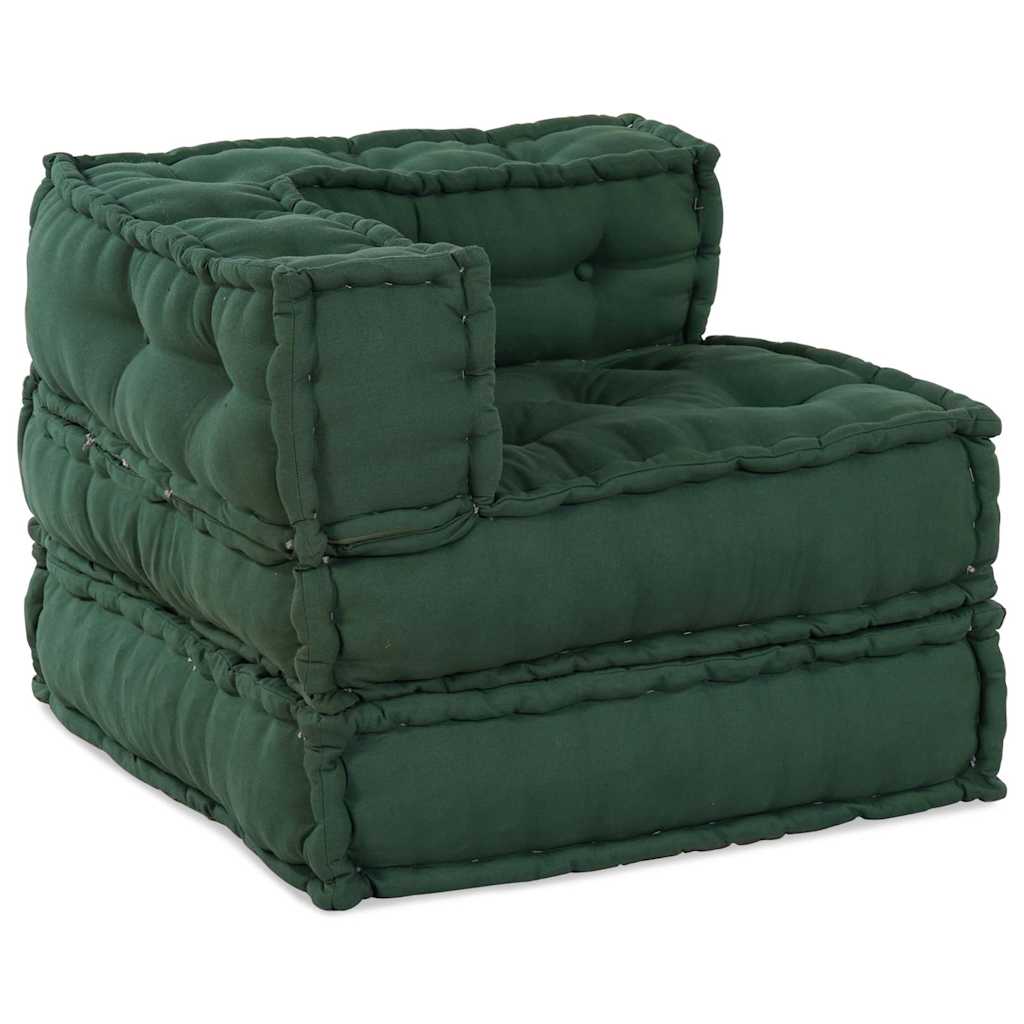 Modulares Sofaelement Grün 70x70x54 cm Stoff
