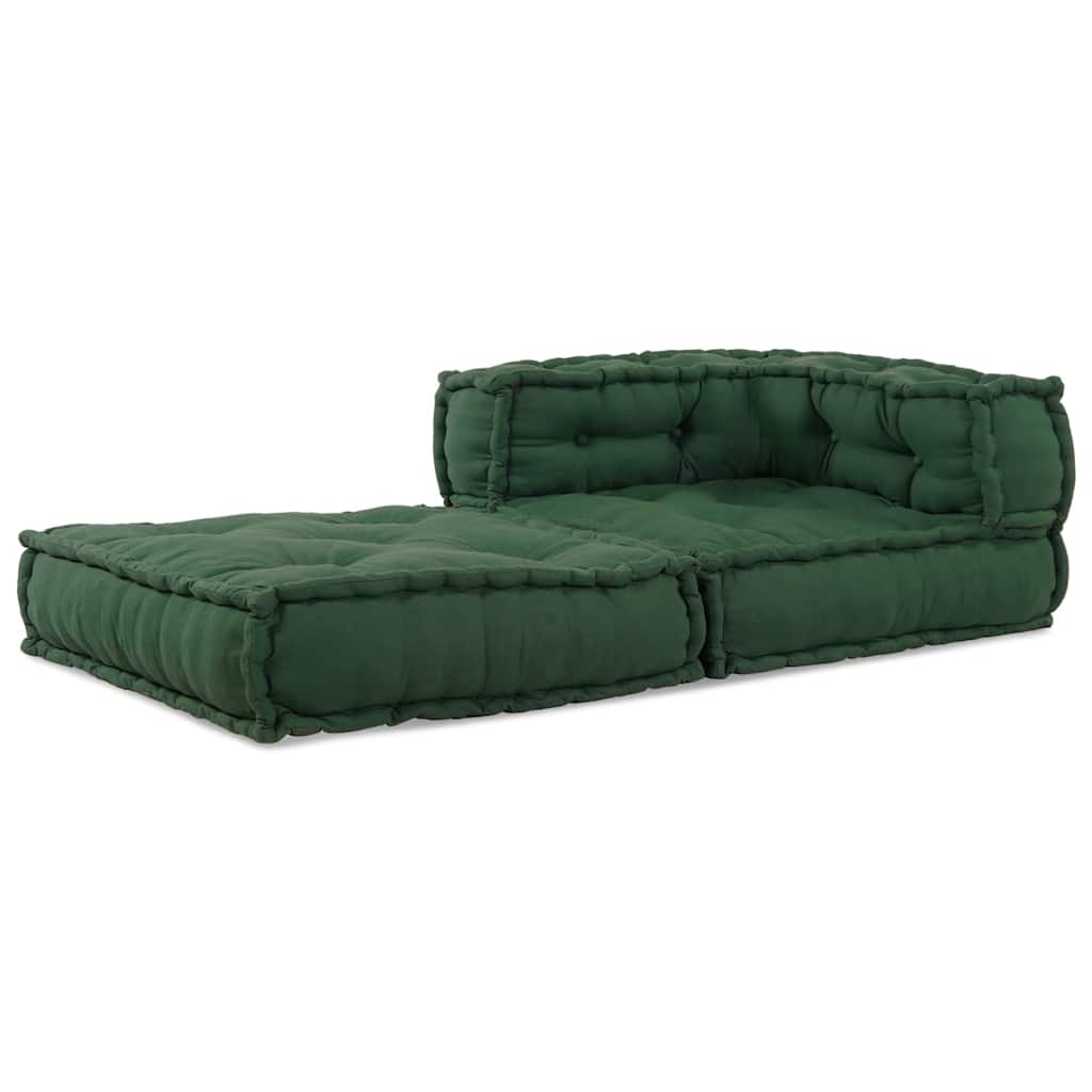 Modulares Sofaelement Grün 70x70x54 cm Stoff