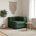 Modulares Sofaelement Grün 70x70x54 cm Stoff