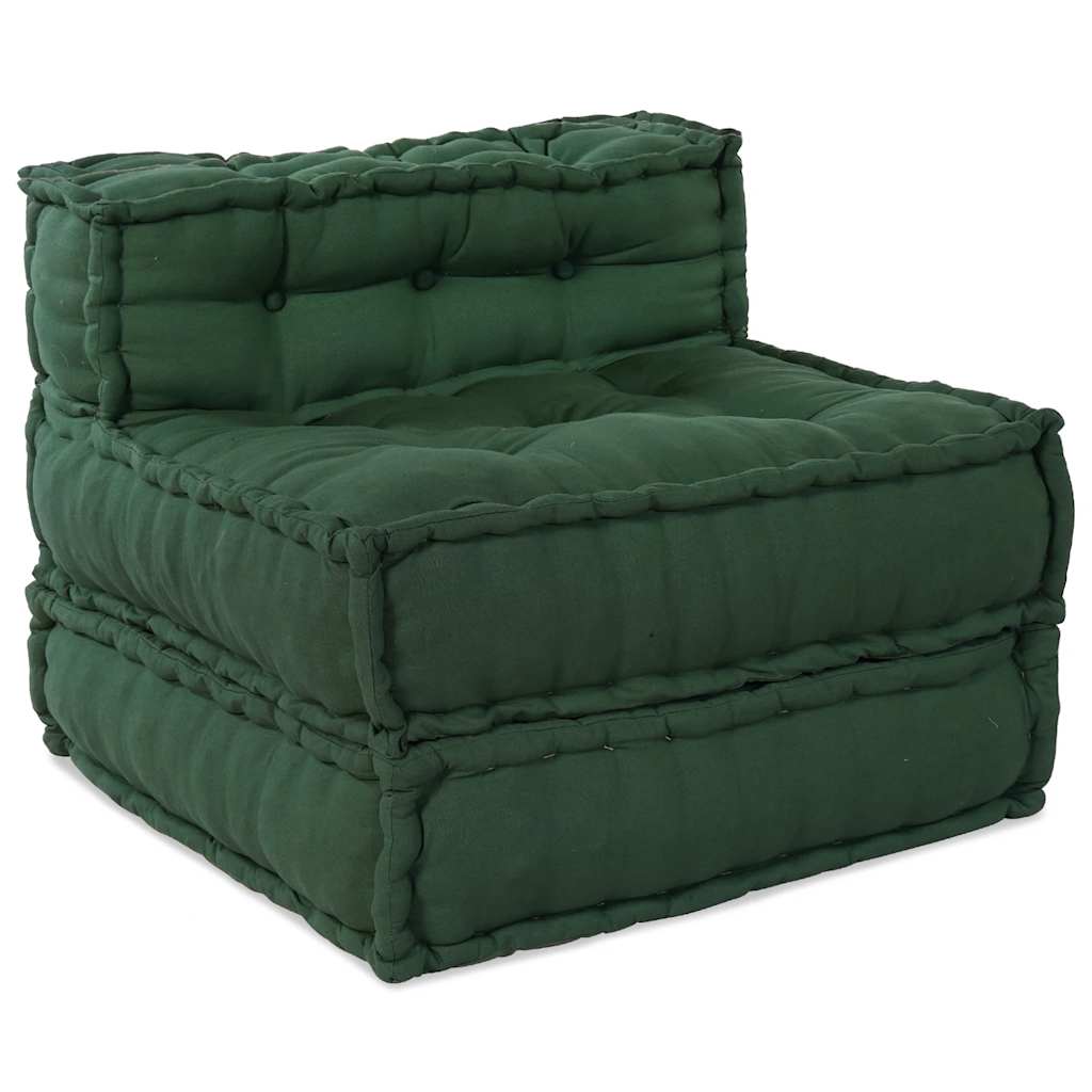 Modulares Sofaelement Grün 70x70x54 cm Stoff