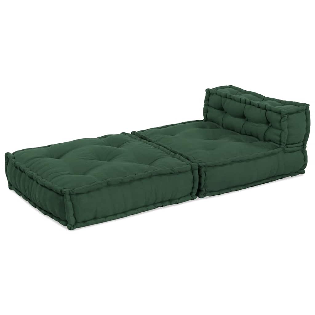 Modulares Sofaelement Grün 70x70x54 cm Stoff