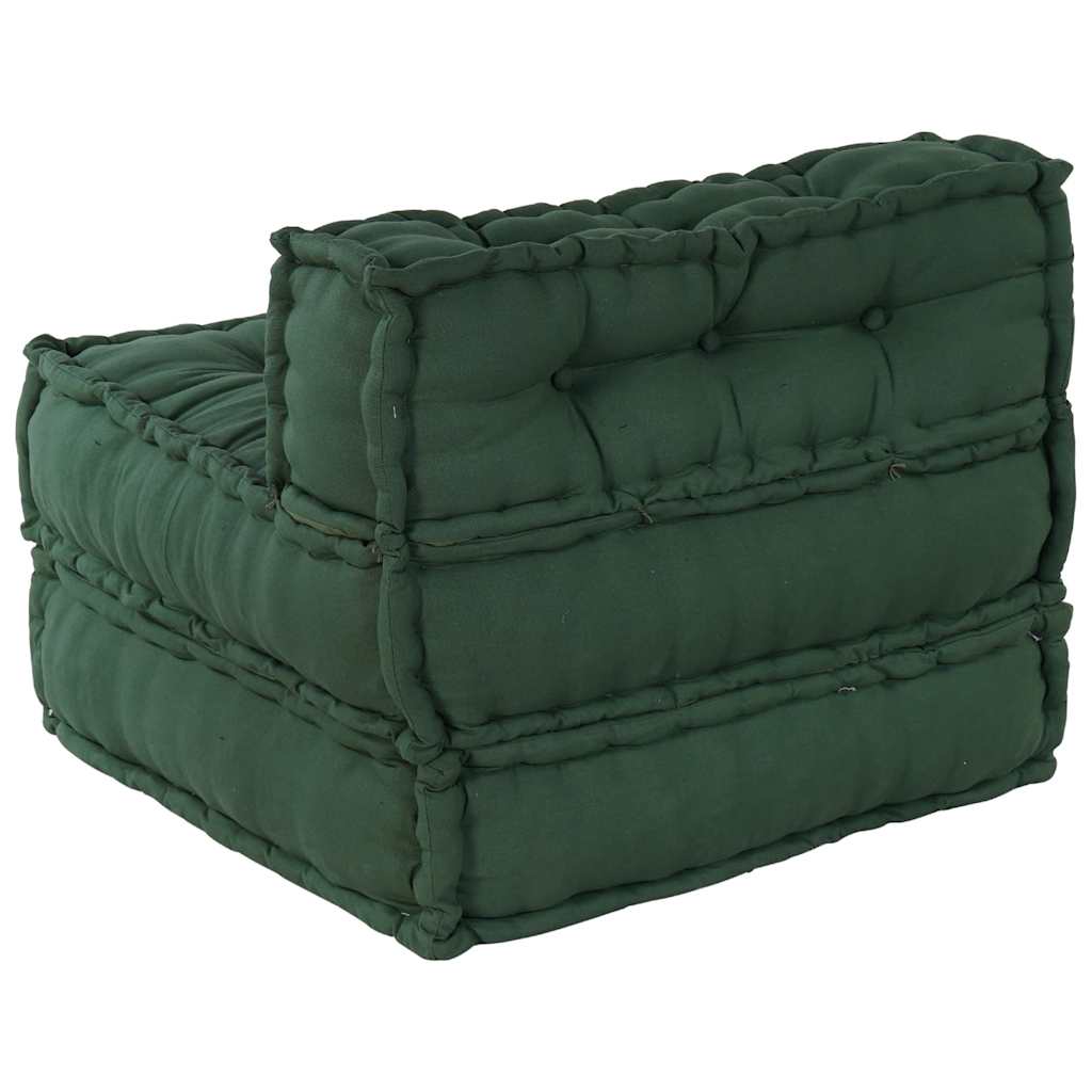 Modulares Sofaelement Grün 70x70x54 cm Stoff