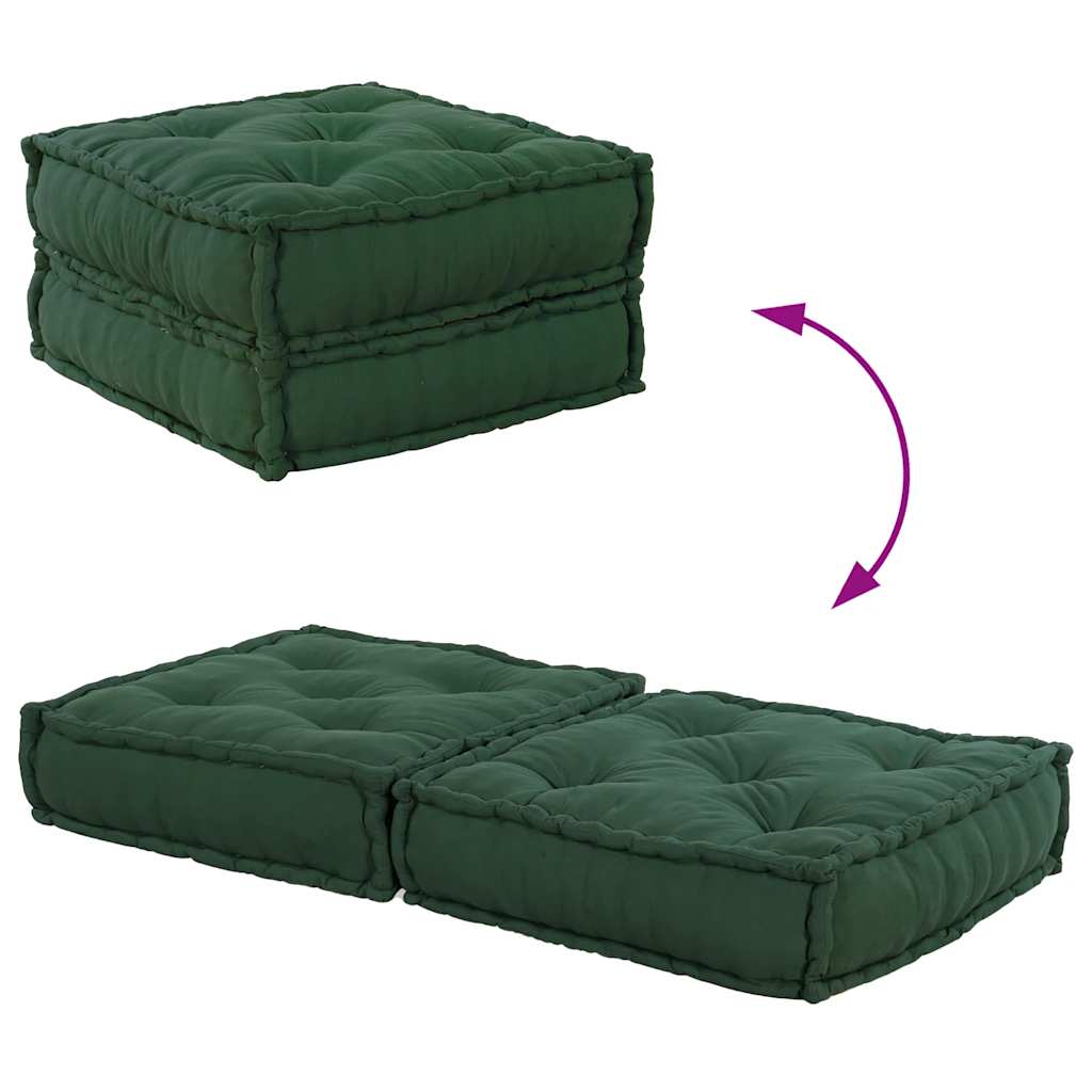 Modulares Sofaelement Grün 70x70x36 cm Stoff