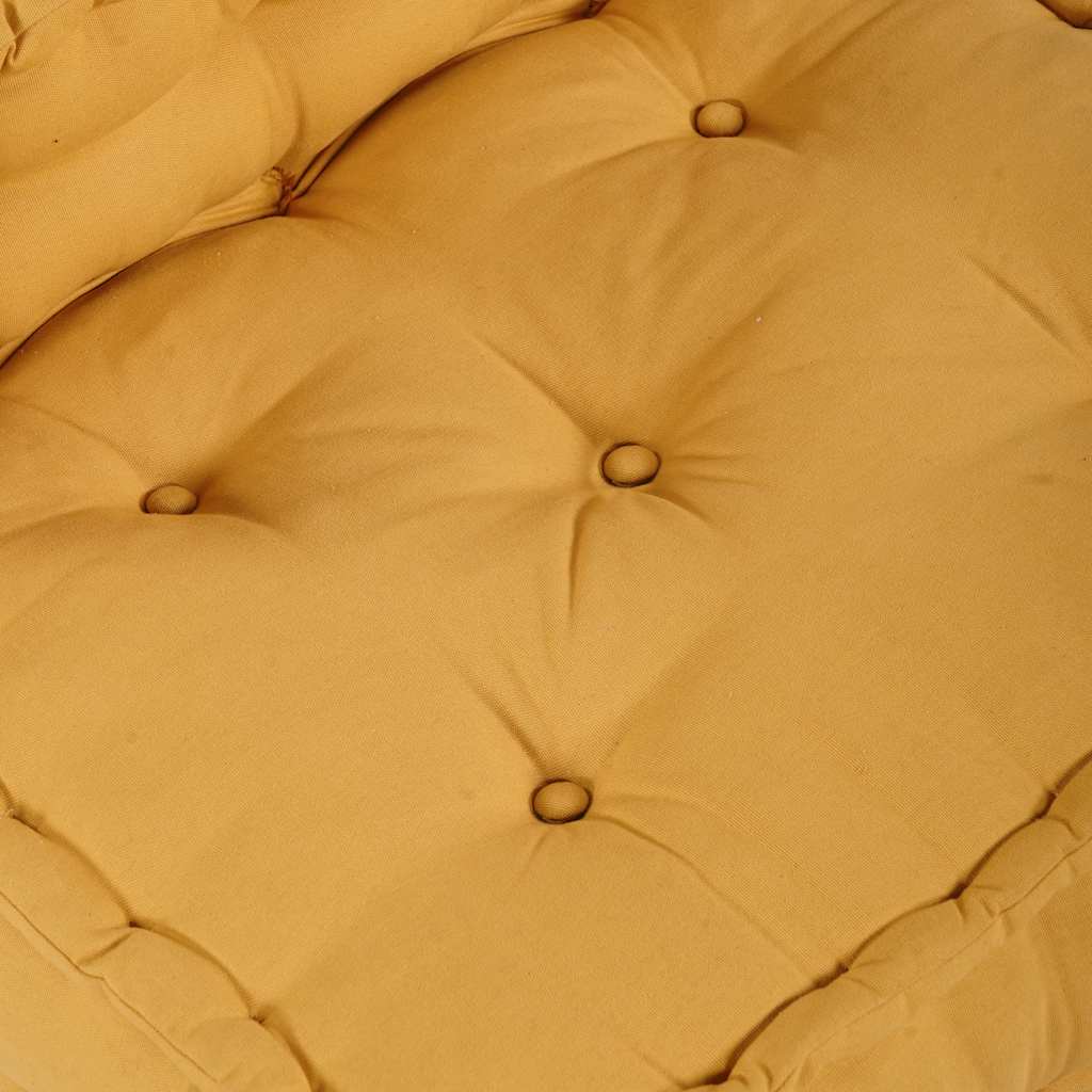 Modulares Sofaelement Gelb 70x70x54 cm Stoff