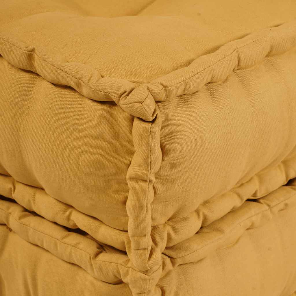 Modulares Sofaelement Gelb 70x70x36 cm Stoff