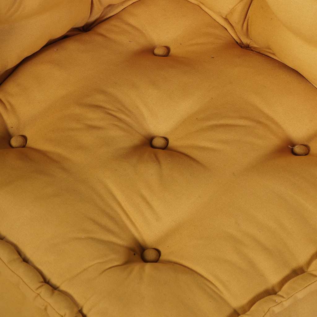 2-Sitzer-Modulsofa Gelb 140x70x36 cm Stoff