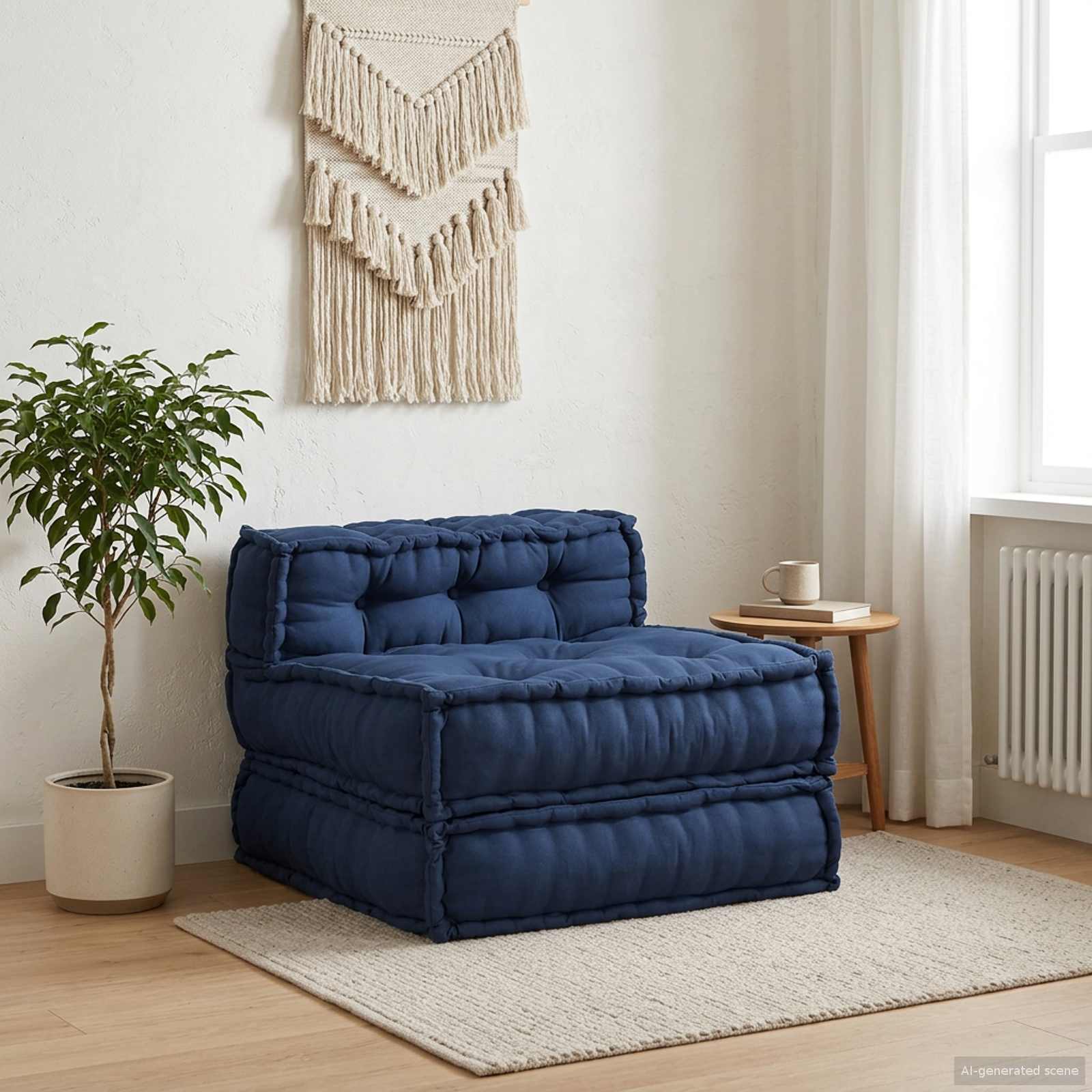 Modulare Sofagarnitur Indigo 70 x 70 x 56 cm Stoff