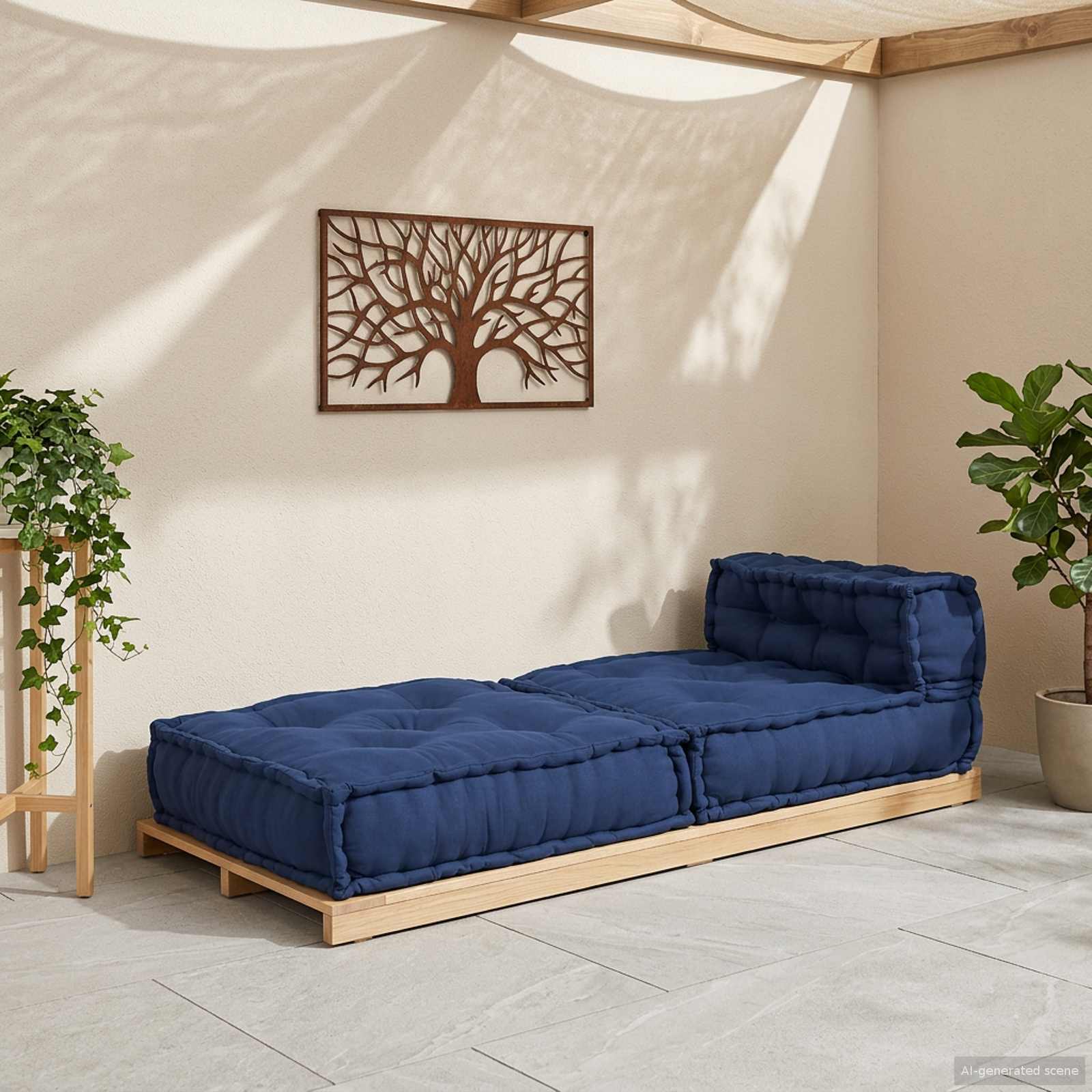 Modulare Sofagarnitur Indigo 70 x 70 x 56 cm Stoff