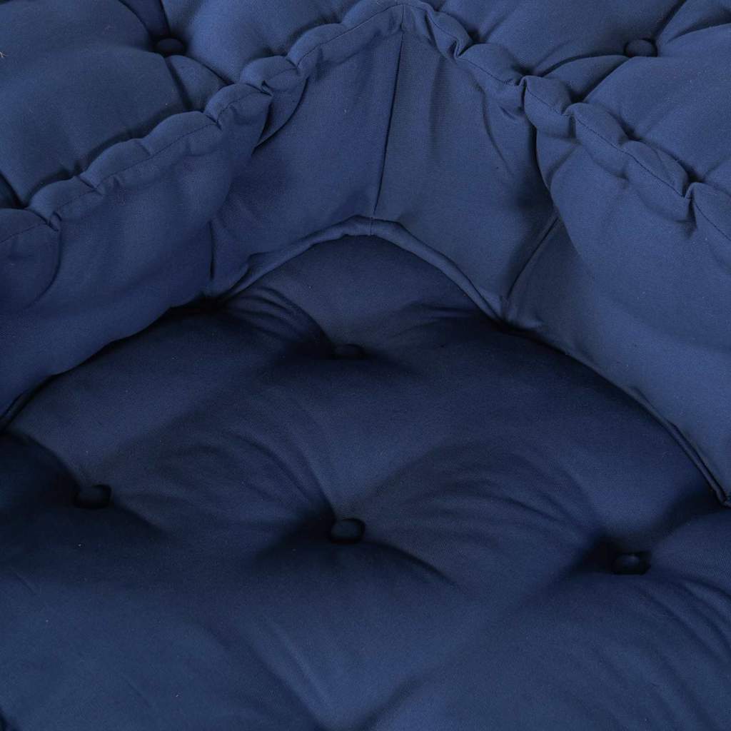 Modulare Sofagarnitur 3 pcs Indigo 140 x 70 x 36 cm Stoff