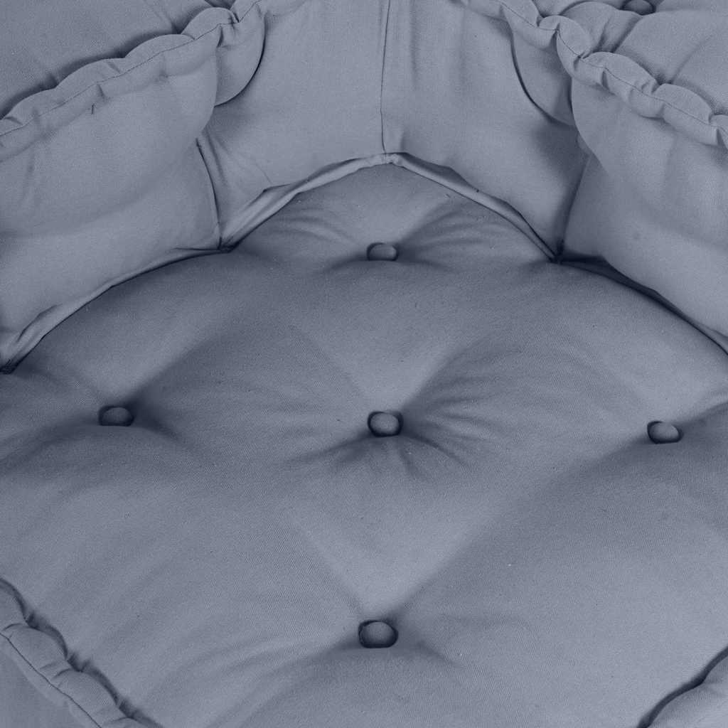 Modulare Sofagarnitur Grau 70 x 70 x 56 cm Stoff