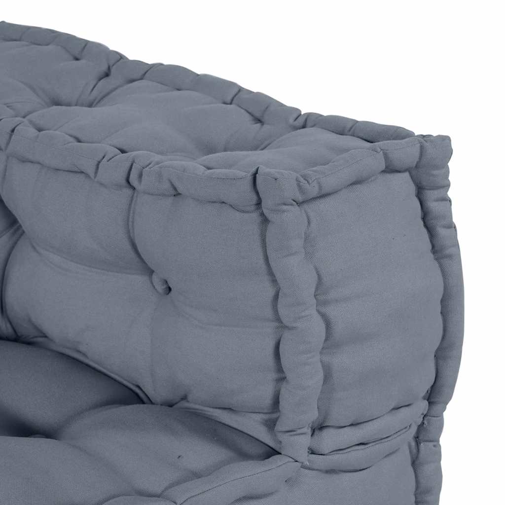 Modulare Sofagarnitur Grau 70 x 70 x 56 cm Stoff