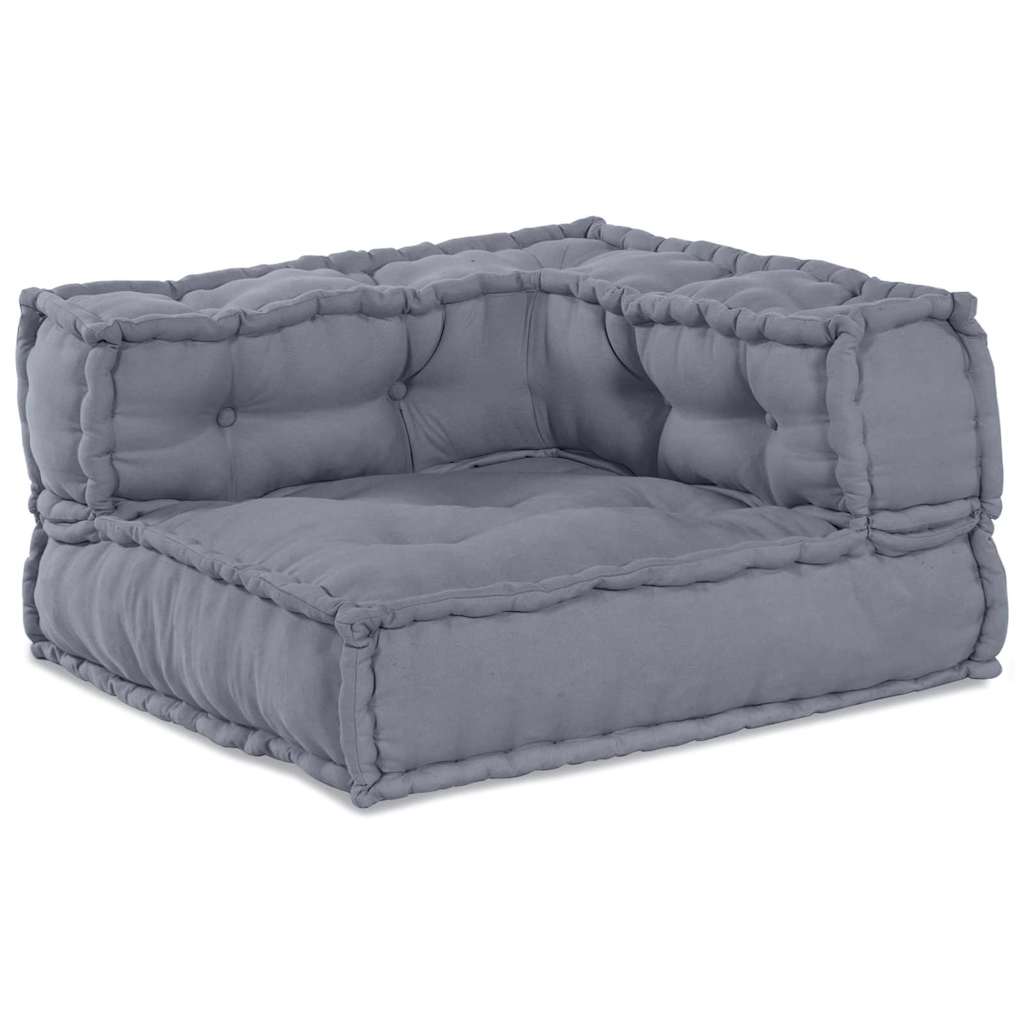 Modulare Sofagarnitur Grau 70 x 70 x 56 cm Stoff
