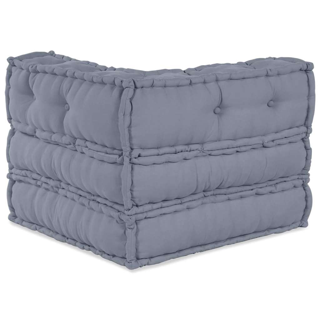 Modulare Sofagarnitur Grau 70 x 70 x 56 cm Stoff