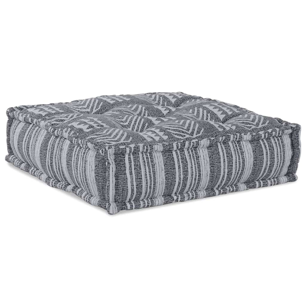 Modulare Sofagarnitur Grau Druck 70 x 70 x 56 cm Stoff