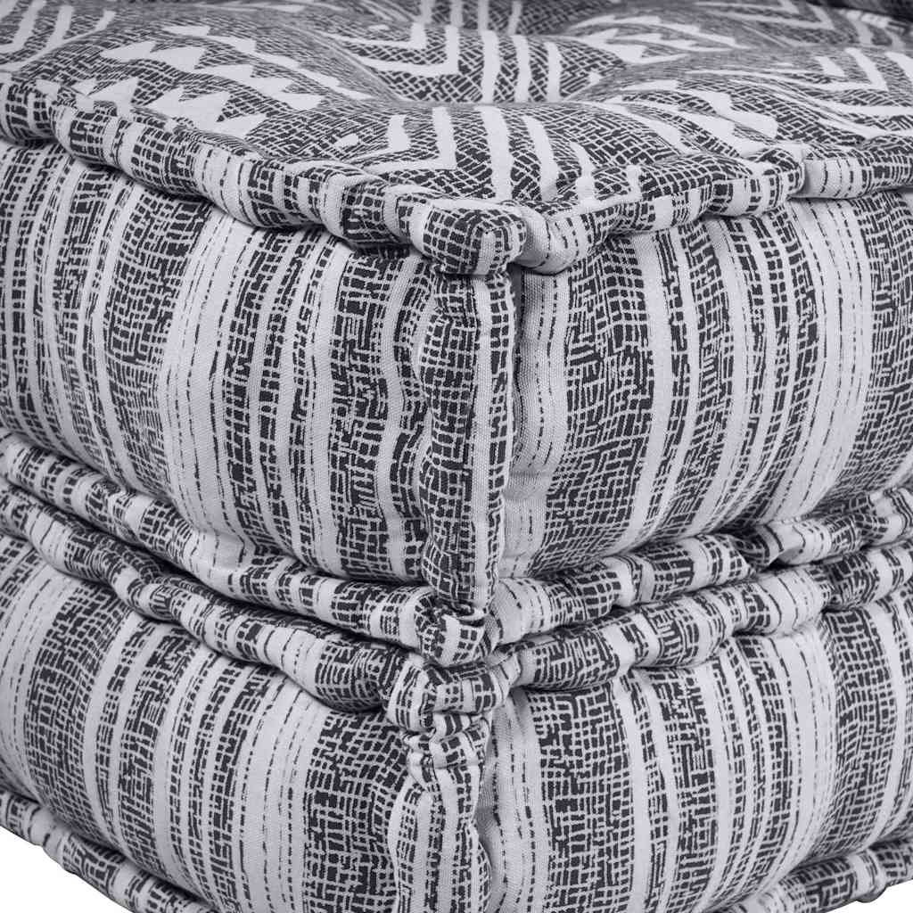 Modulare Sofagarnitur Grau Druck 70 x 70 x 36 cm Stoff