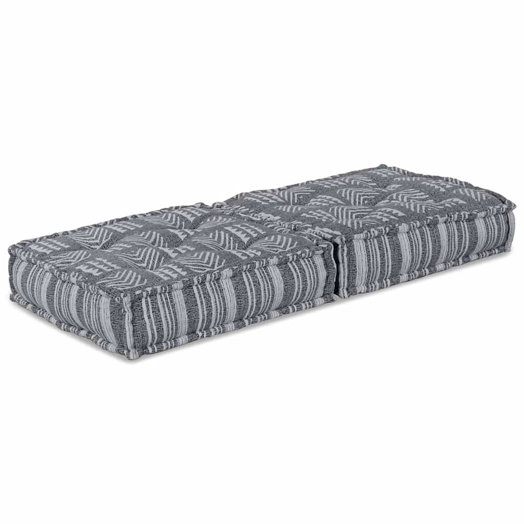 Modulare Sofagarnitur Grau Druck 70 x 70 x 36 cm Stoff