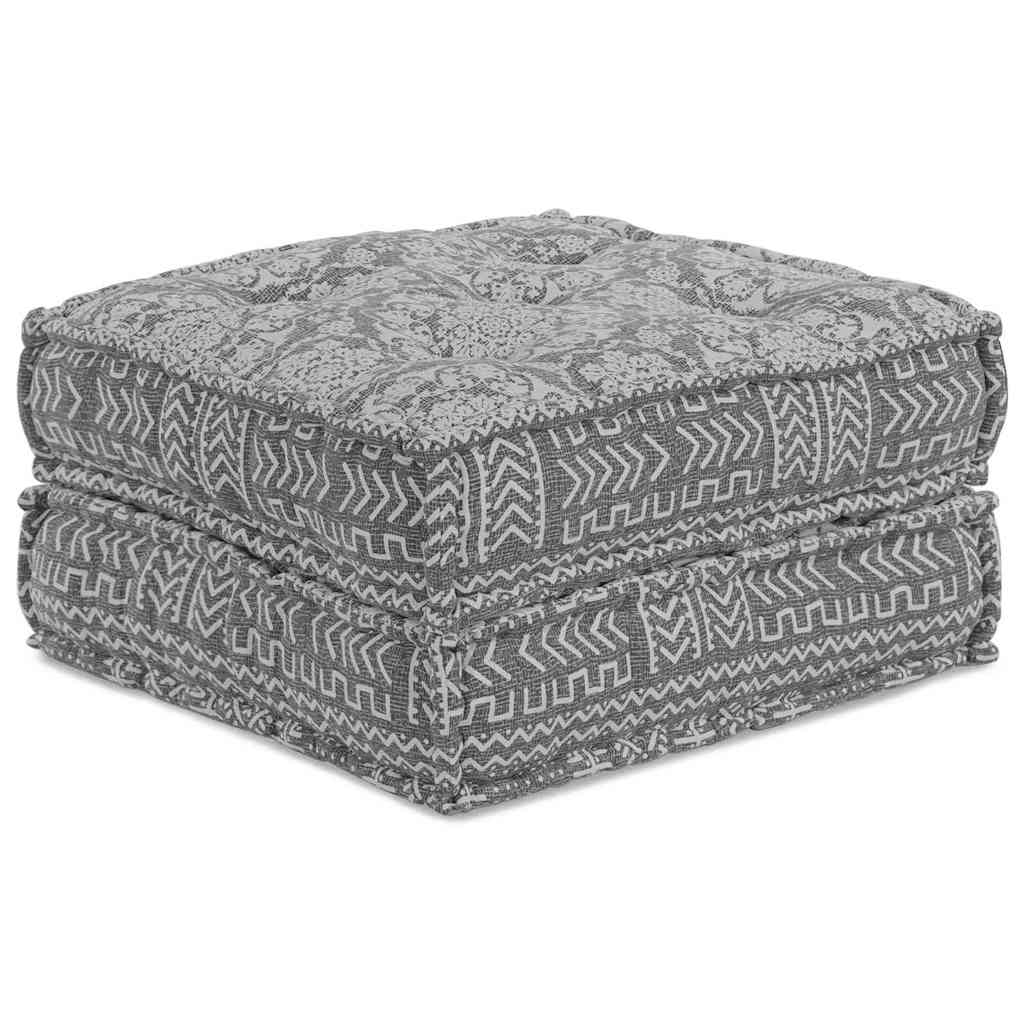 Modulare Sofagarnitur Hellgrau 70 x 70 x 36 cm Stoff