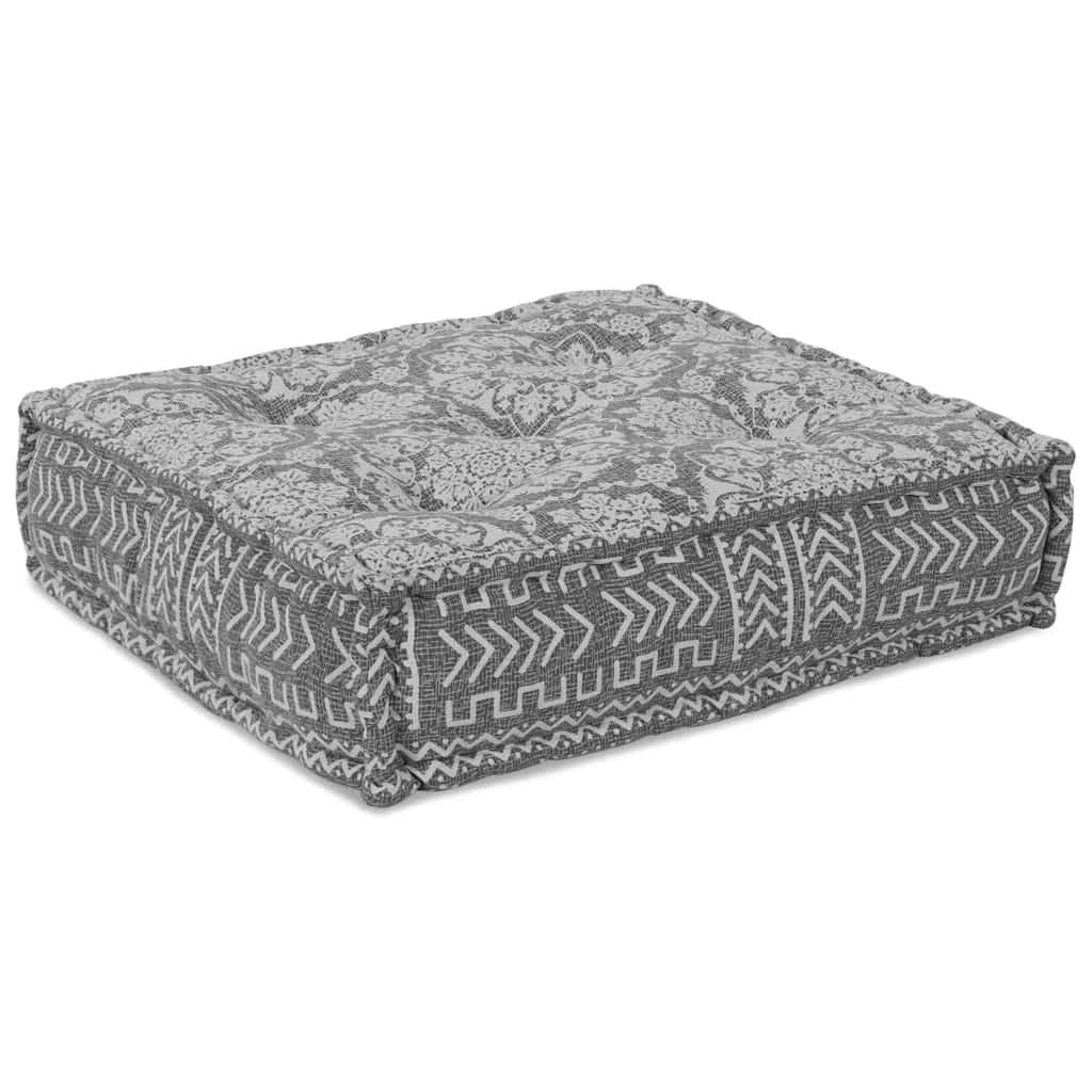 Modulare Sofagarnitur Hellgrau 70 x 70 x 36 cm Stoff