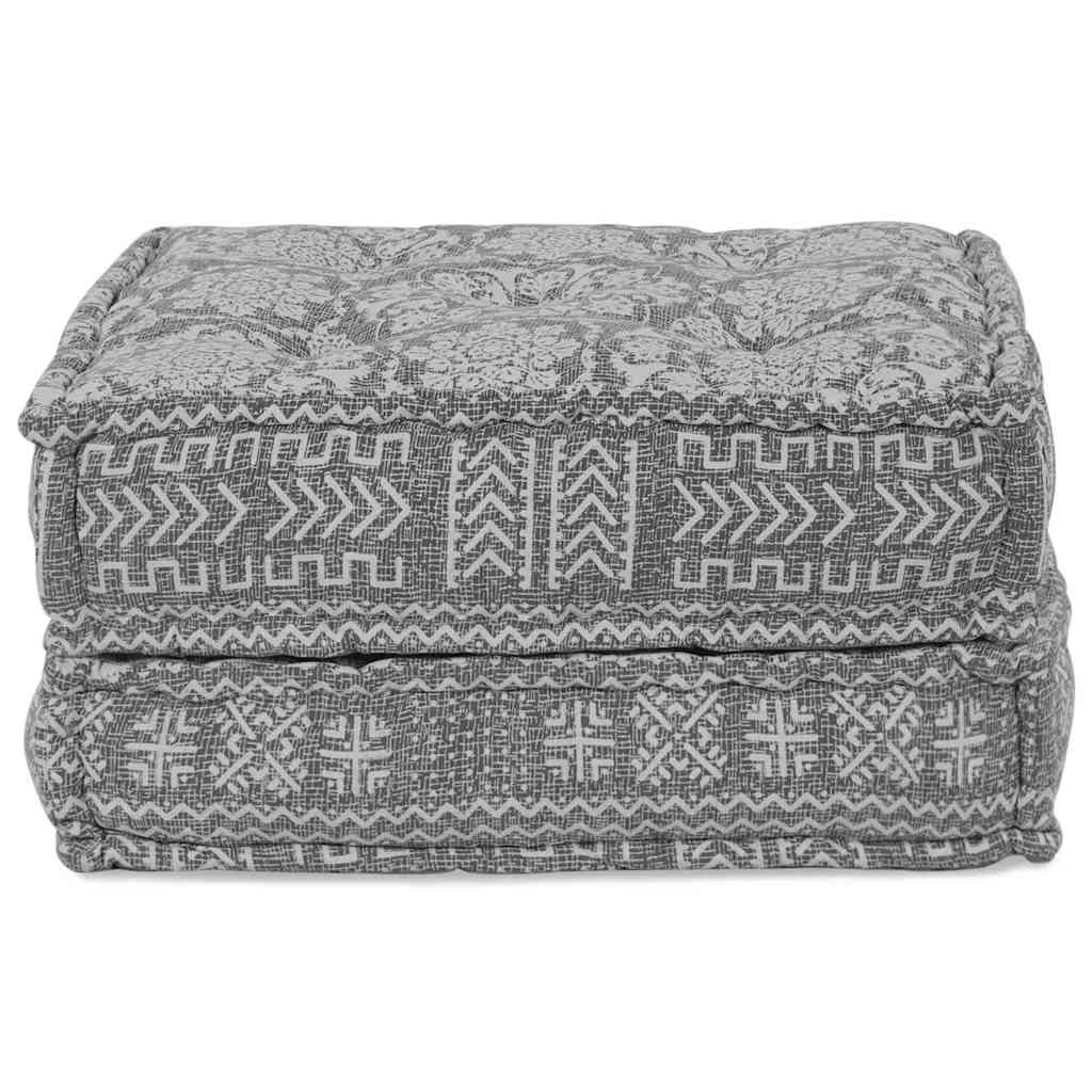 Modulare Sofagarnitur Hellgrau 70 x 70 x 36 cm Stoff