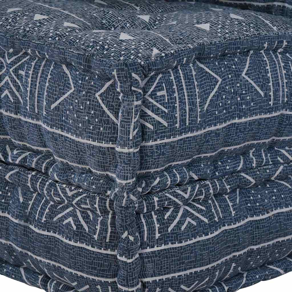 Modulare Sofagarnitur Indigo Druck 70 x 70 x 56 cm Stoff