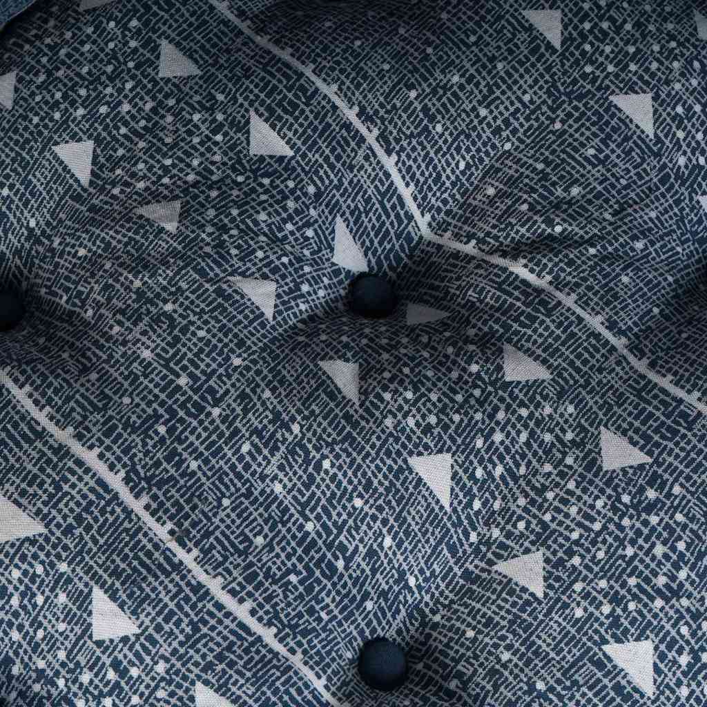 Modulare Sofagarnitur Indigo Druck 70 x 70 x 56 cm Stoff