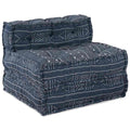 Modulare Sofagarnitur Indigo Druck 70 x 70 x 56 cm Stoff