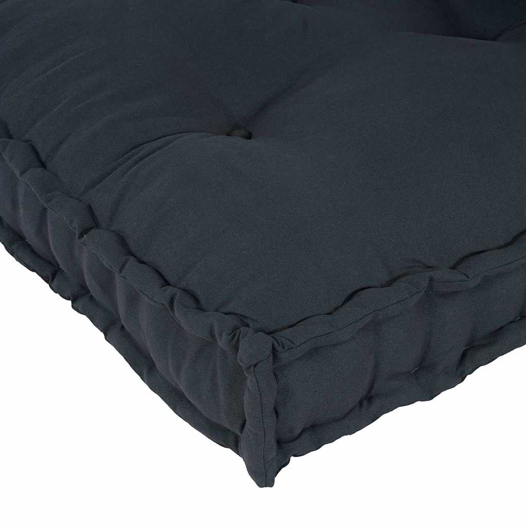 Pallet Sofa Kissen 2 pcs Anthrazit 120 x 80 x 38 cm Stoff