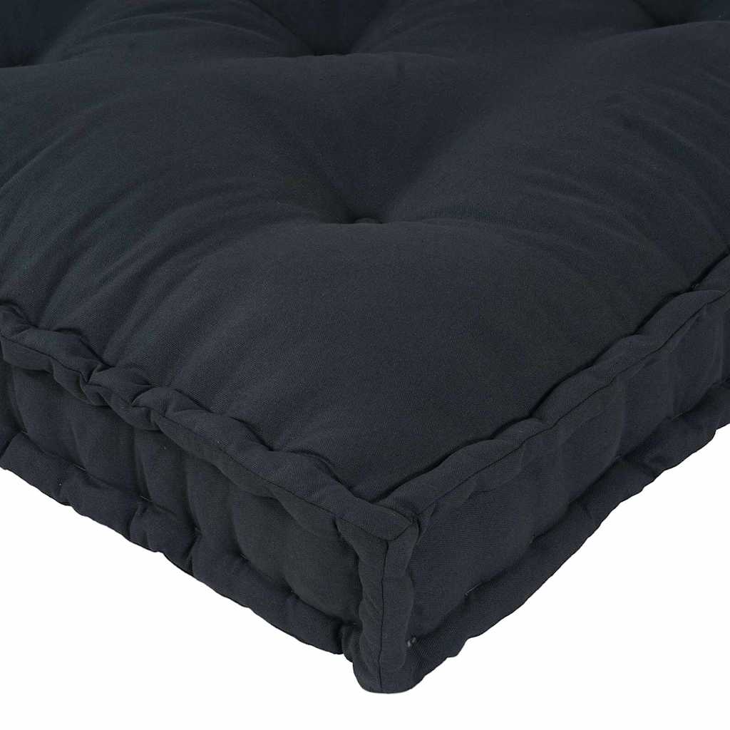 Pallet Sofa Kissen Anthrazit 120 x 80 x 12 cm Stoff