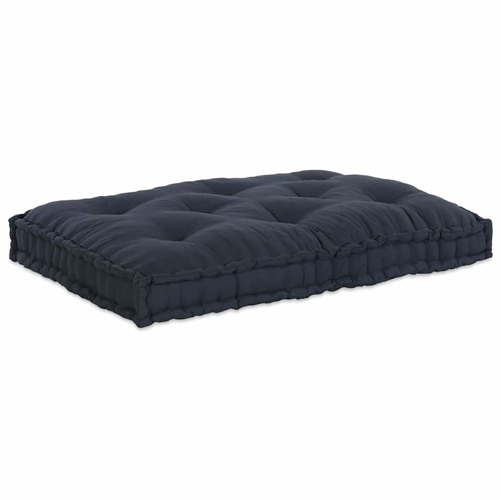 Pallet Sofa Kissen Anthrazit 120 x 80 x 12 cm Stoff