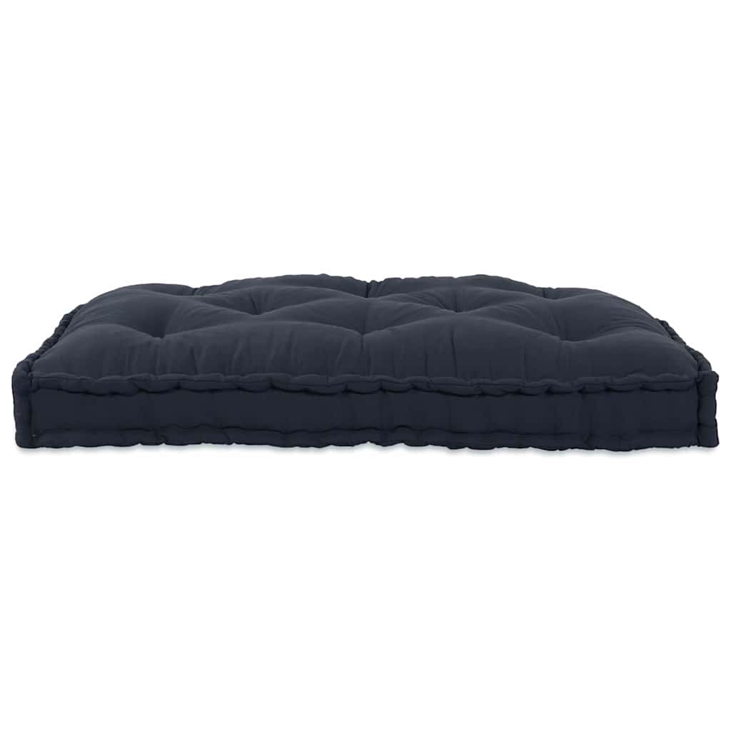 Pallet Sofa Kissen Anthrazit 120 x 80 x 12 cm Stoff