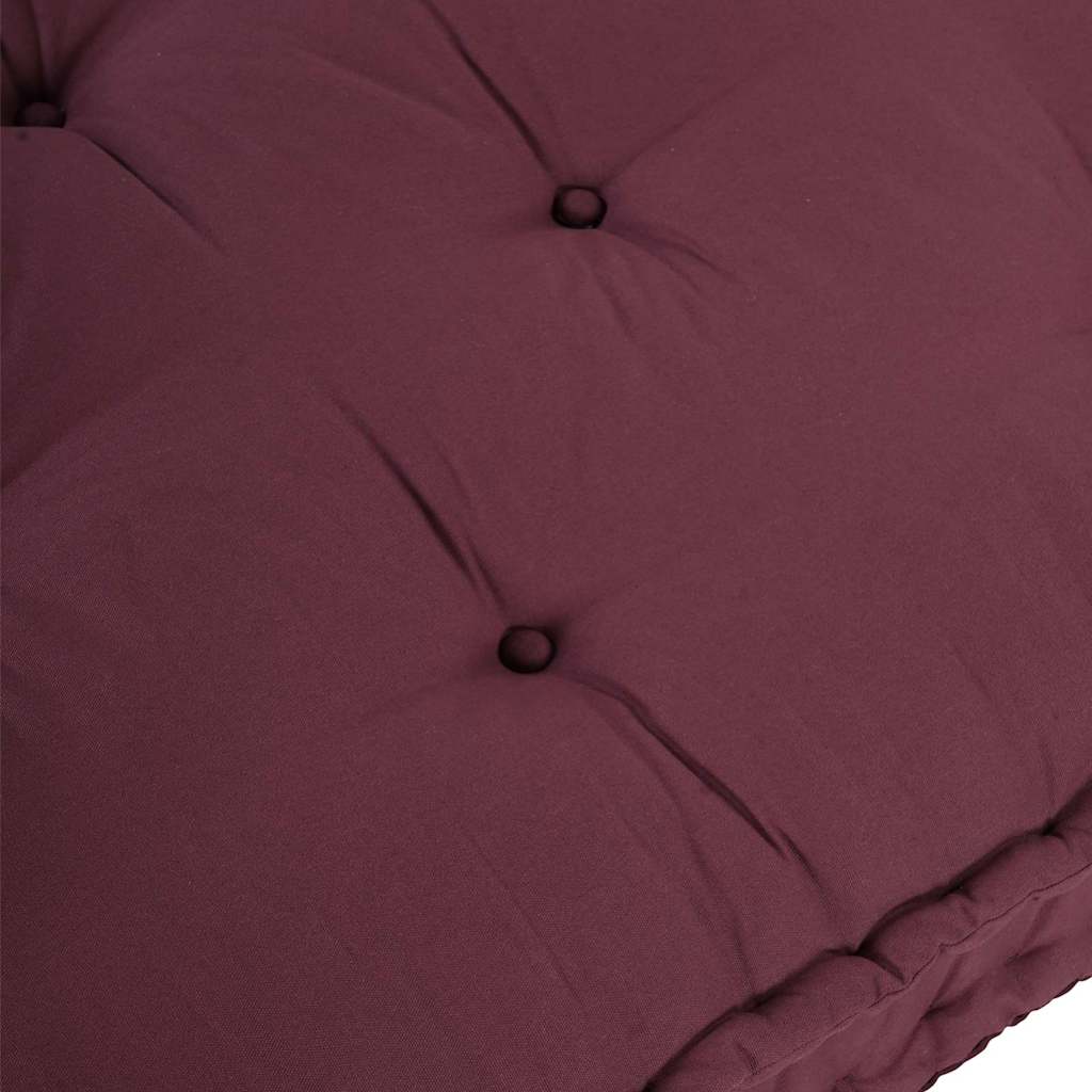 Pallet Sofa Kissen Kastanienbraun 120 x 80 x 12 cm Stoff