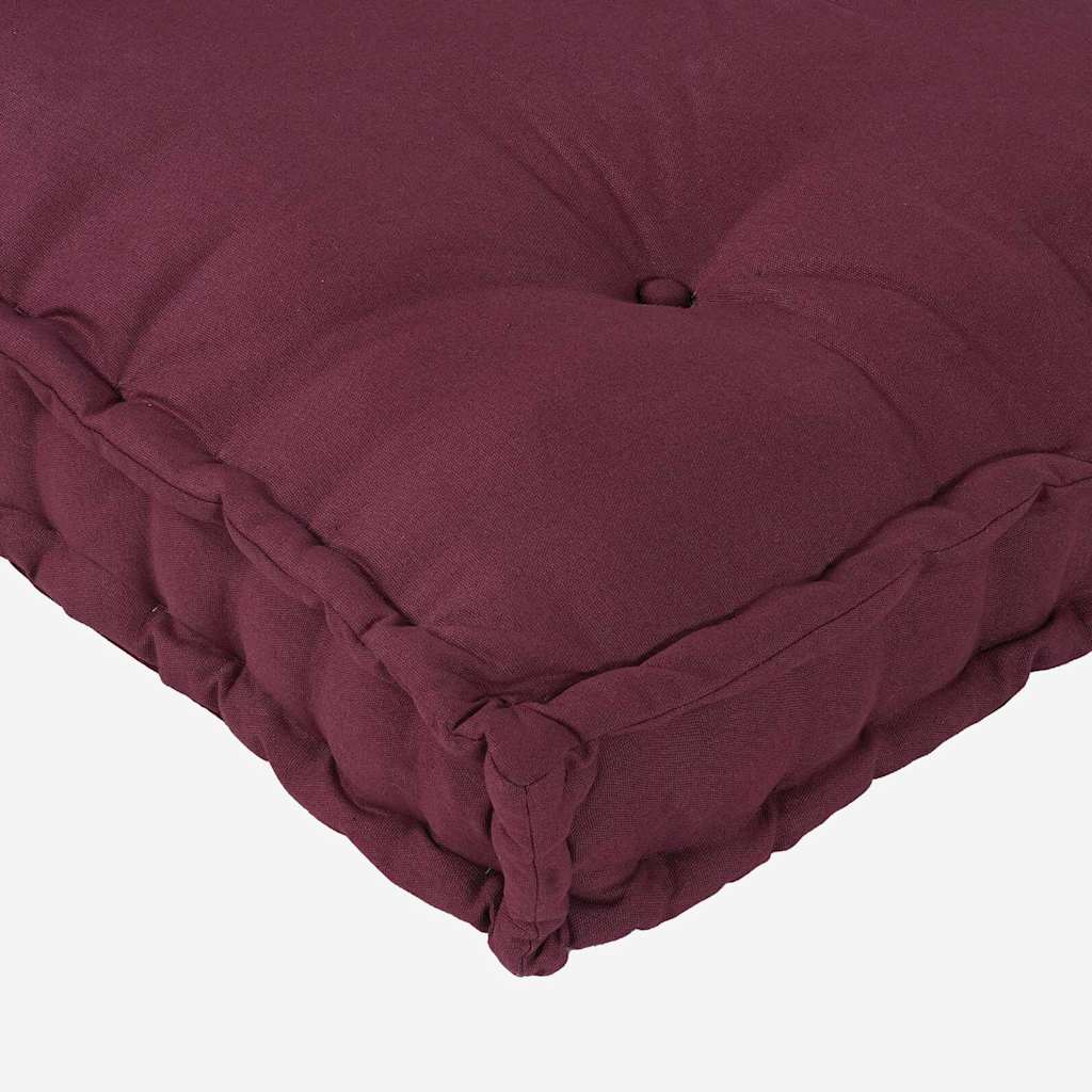 Pallet Sofa Kissen Kastanienbraun 120 x 80 x 12 cm Stoff