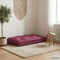 Pallet Sofa Kissen Kastanienbraun 120 x 80 x 12 cm Stoff
