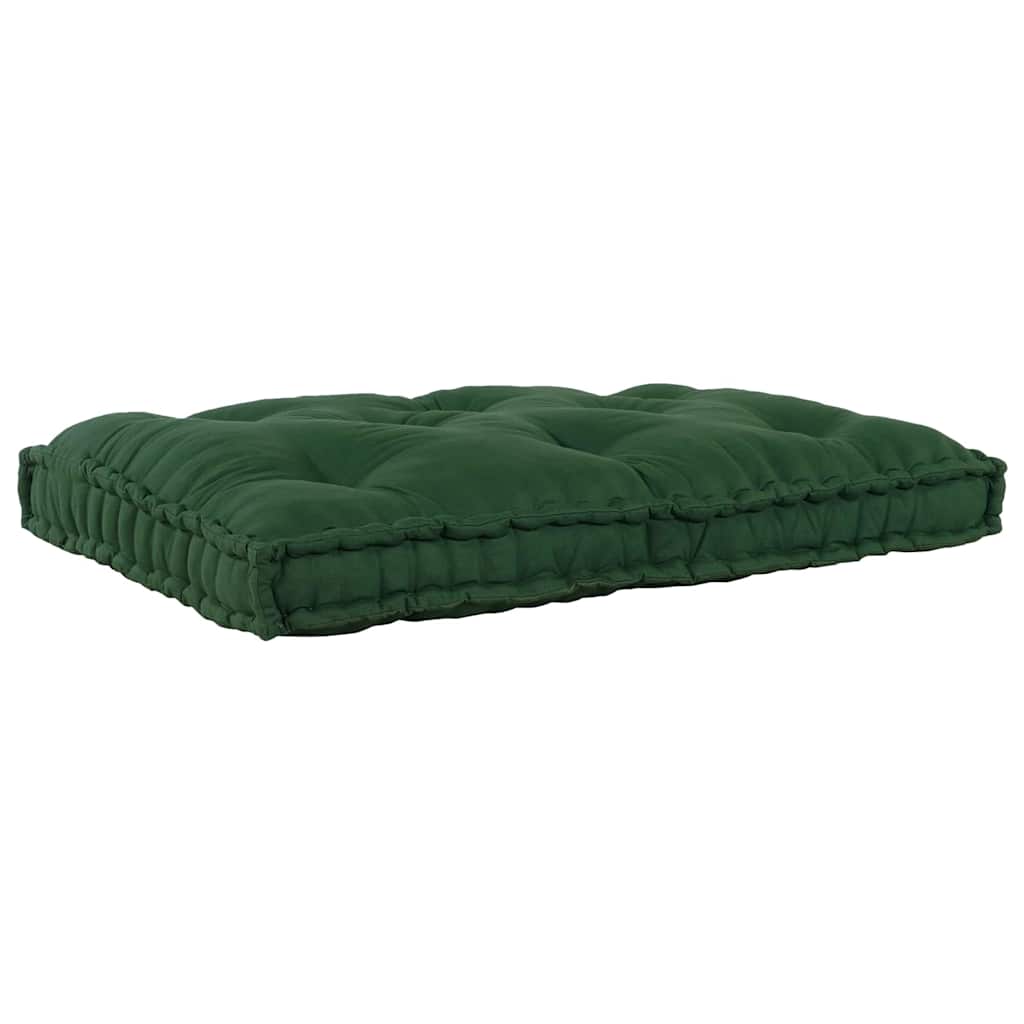 Pallet Sofa Kissen Grün 120 x 80 x 12 cm Stoff