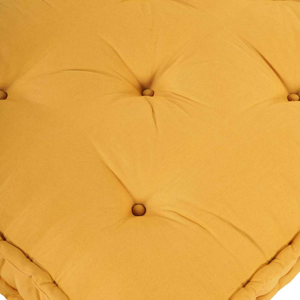 Pallet Sofa Kissen Gelb 120 x 80 x 12 cm Stoff