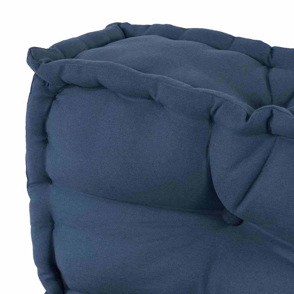 Pallet Sofa Kissen 2 pcs Indigo 120 x 80 x 38 cm Stoff