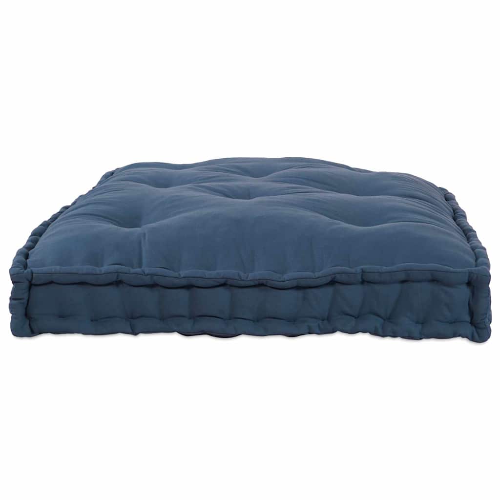 Pallet Sofa Kissen Indigo 120 x 80 x 12 cm Stoff