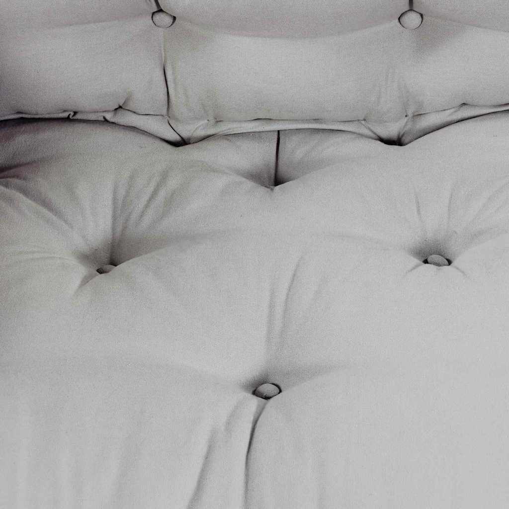 Pallet Sofa Kissen 3 pcs Grau 120 x 80 x 38 cm Stoff