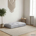 Pallet Sofa Kissen Grau 120 x 80 x 12 cm Stoff