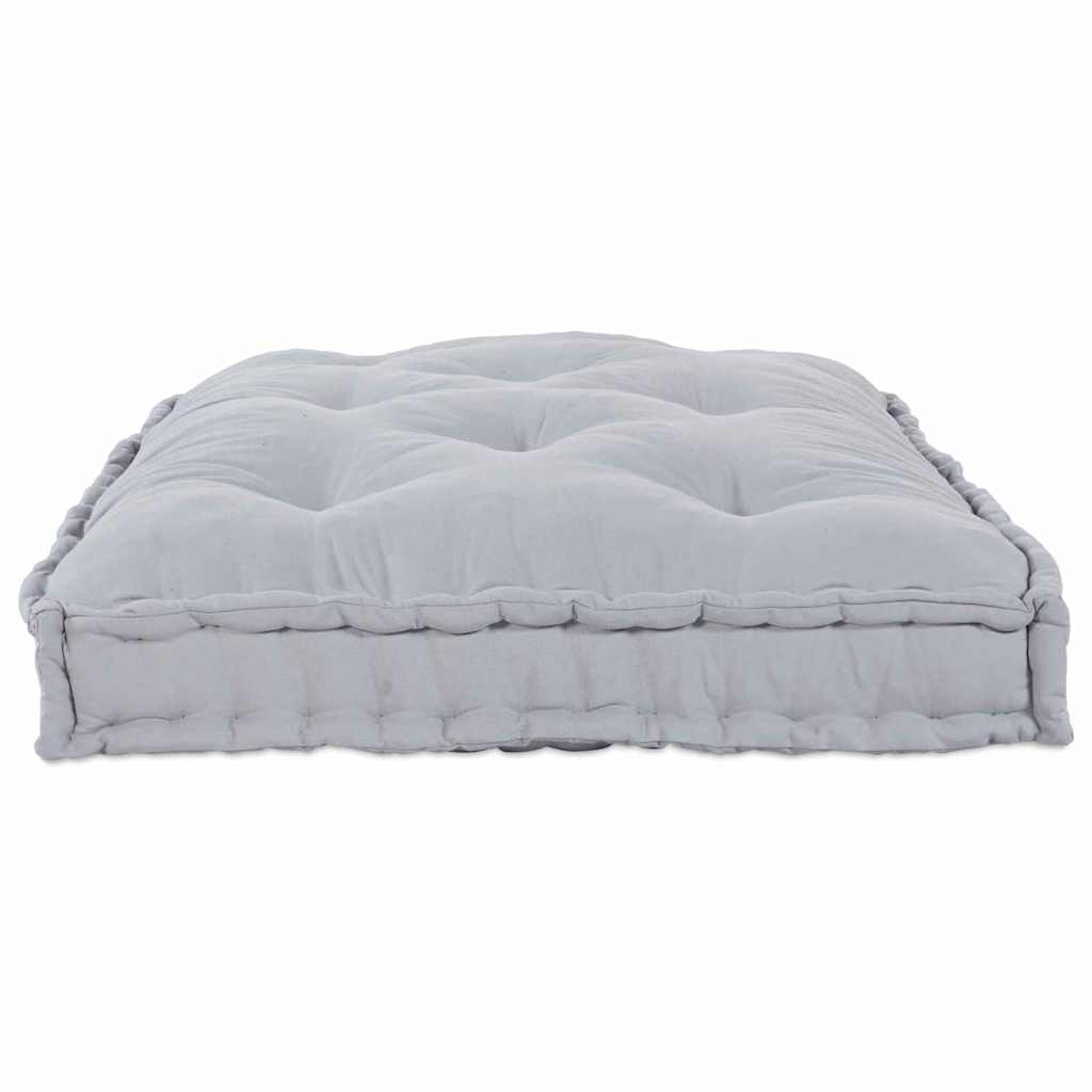Pallet Sofa Kissen Grau 120 x 80 x 12 cm Stoff