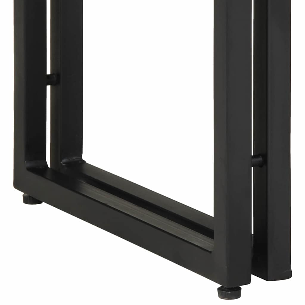 Konsolentisch Braun 120 x 33 x 75 cm Massivholz Akazie