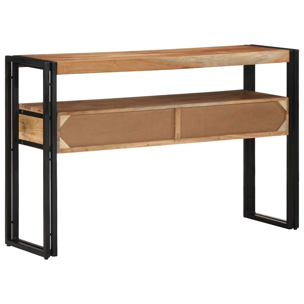 Konsolentisch Braun 120 x 33 x 75 cm Massivholz Akazie