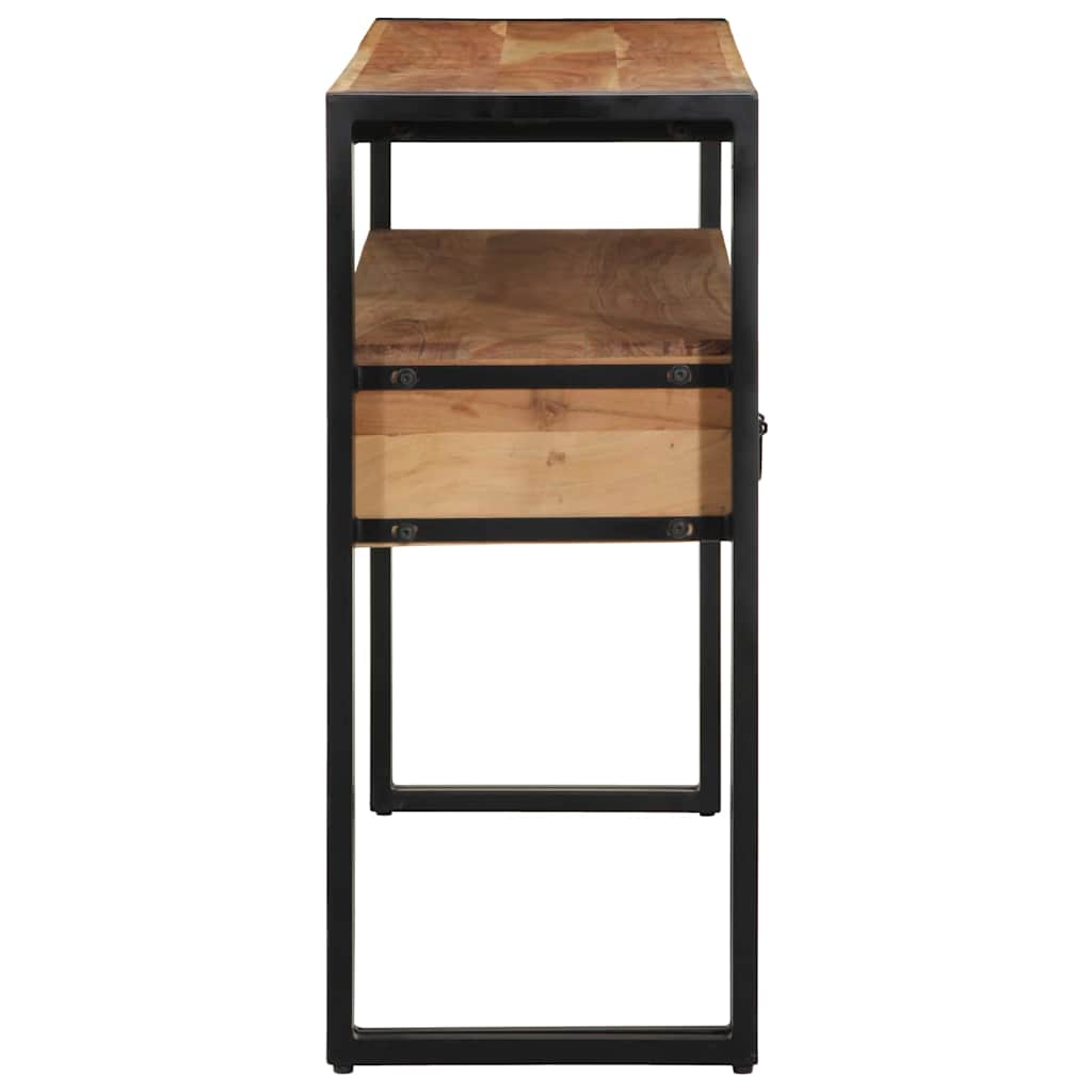 Konsolentisch Braun 120 x 33 x 75 cm Massivholz Akazie