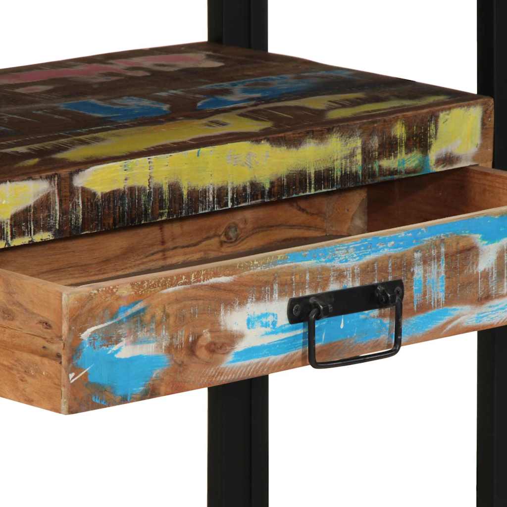 Konsolentisch 120 x 33 x 75 cm Massives upgecyceltes Holz