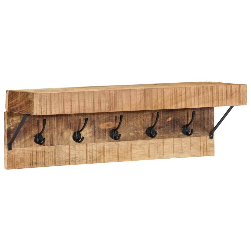 Garderobenständer Braun 73 x 19 x 23 cm Massivholz Mango