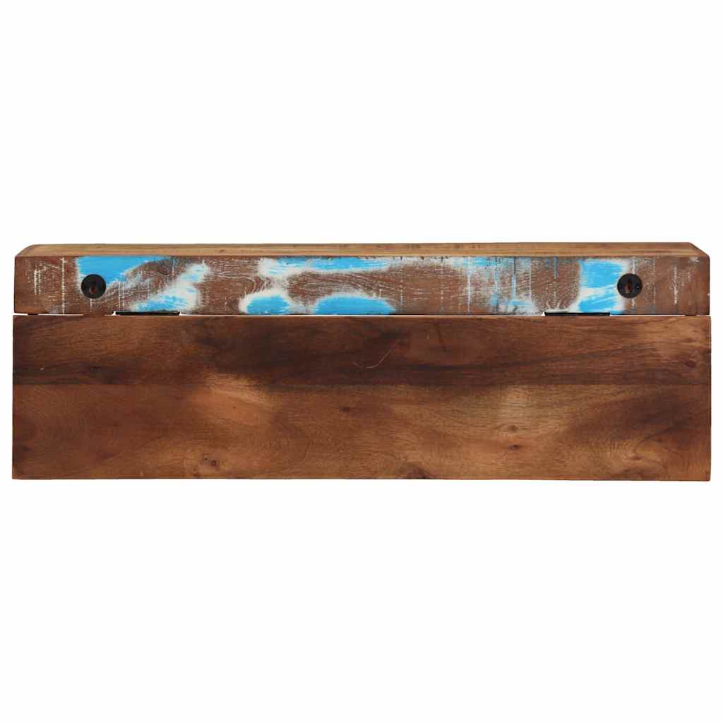 Garderobenständer Mehrfarbig 73 x 19 x 23 cm Massivholz Altholz