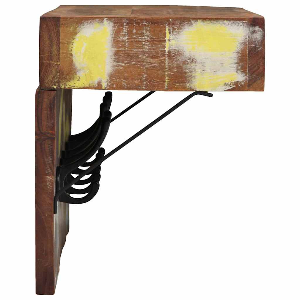 Garderobenständer Mehrfarbig 73 x 19 x 23 cm Massivholz Altholz