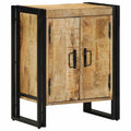 Schuhschrank mit Regal Braun 56 x 35 x 70 cm Massivholz Mango
