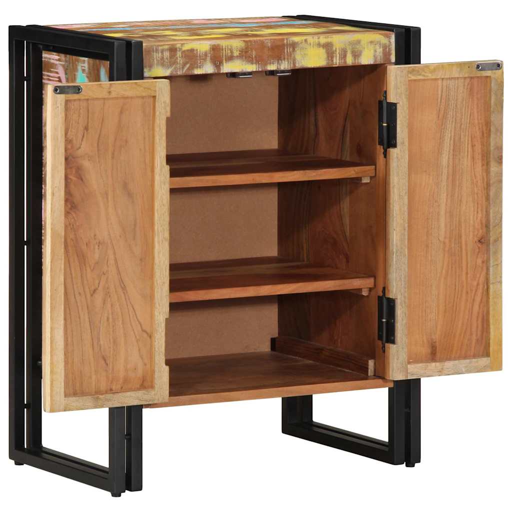 Schuhschrank Mehrfarbig 56 x 35 x 70 cm Massivholz Altholz
